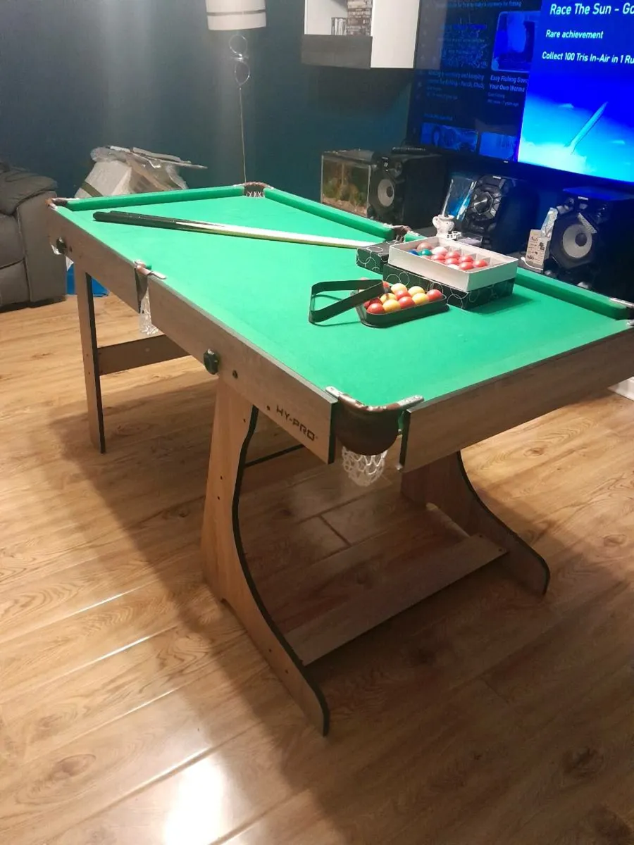 5ft pool / snooker table - Image 1