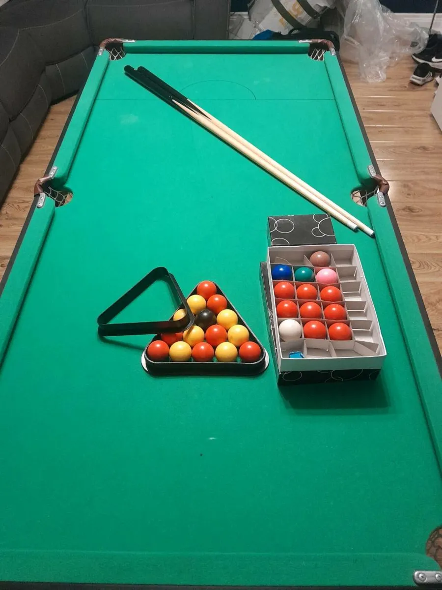 5ft pool / snooker table - Image 2