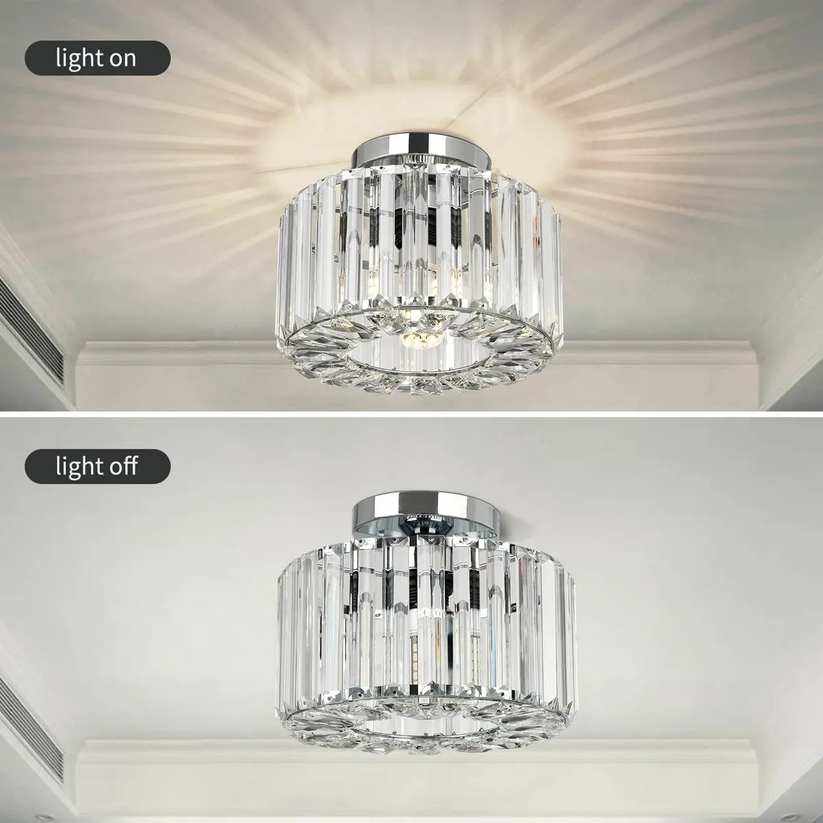 Crystal Ceiling Light - Easric Modern Lights Livin - Image 2