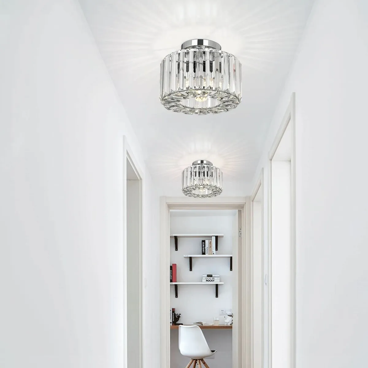 Crystal Ceiling Light - Easric Modern Lights Livin - Image 4