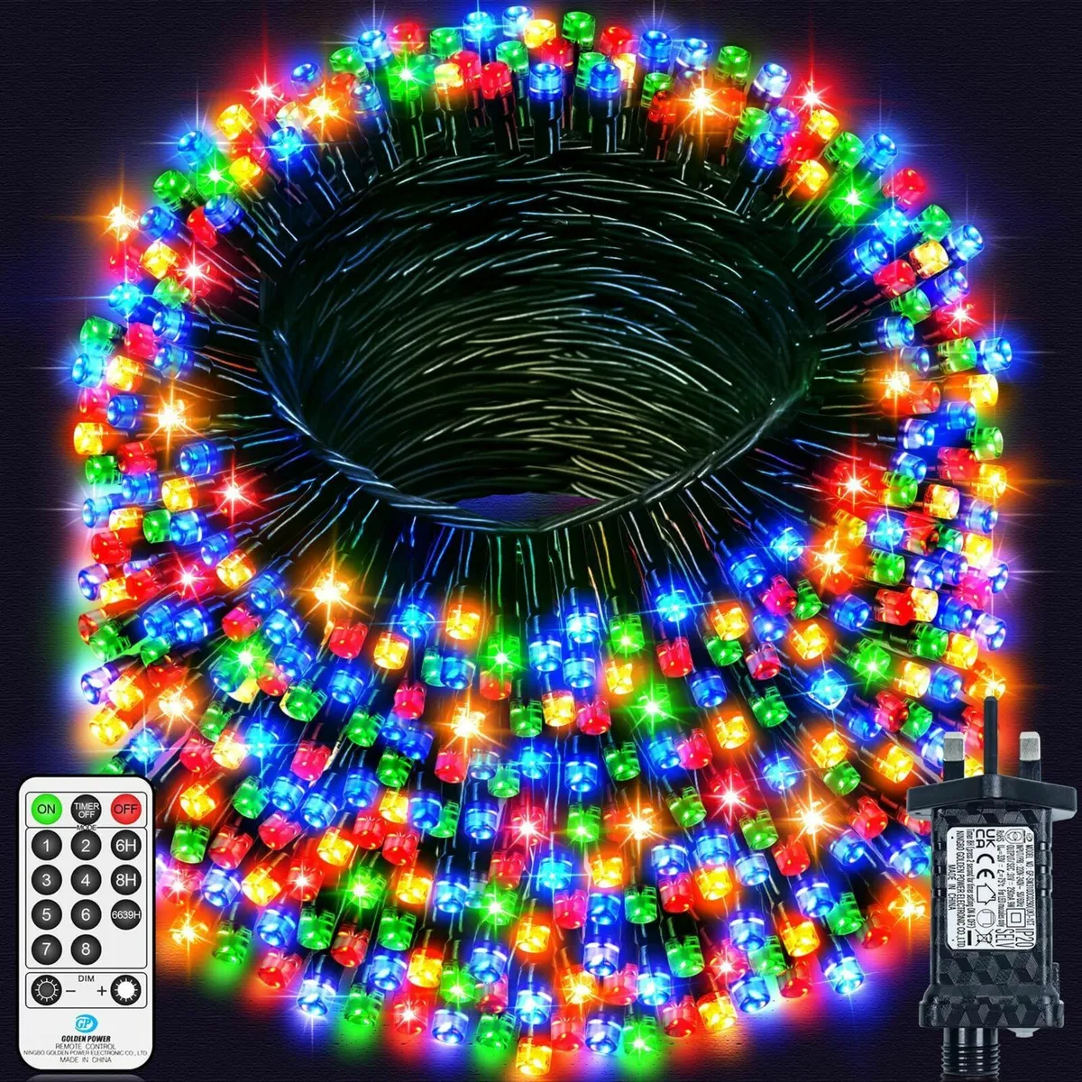 120M 1000 LED Fairy Lights Outdoor Super Long Chri - Image 1