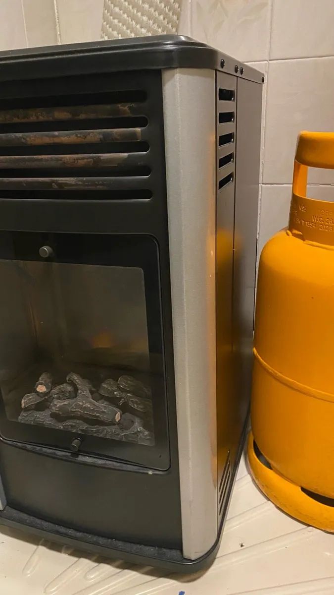 Portable gas heater, with 2 gas cylinders - Image 3
