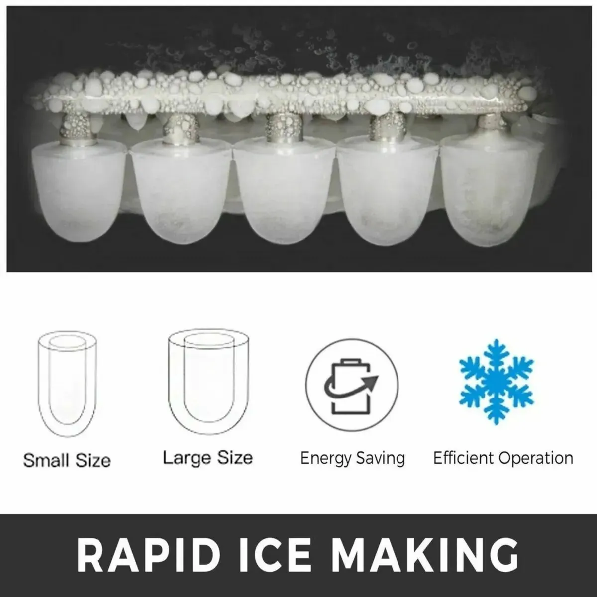 Ice Cube Maker Machine –Automatic  Design Tabletop - Image 2