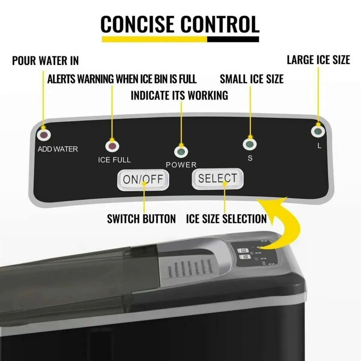 Ice Cube Maker Machine –Automatic  Design Tabletop - Image 4
