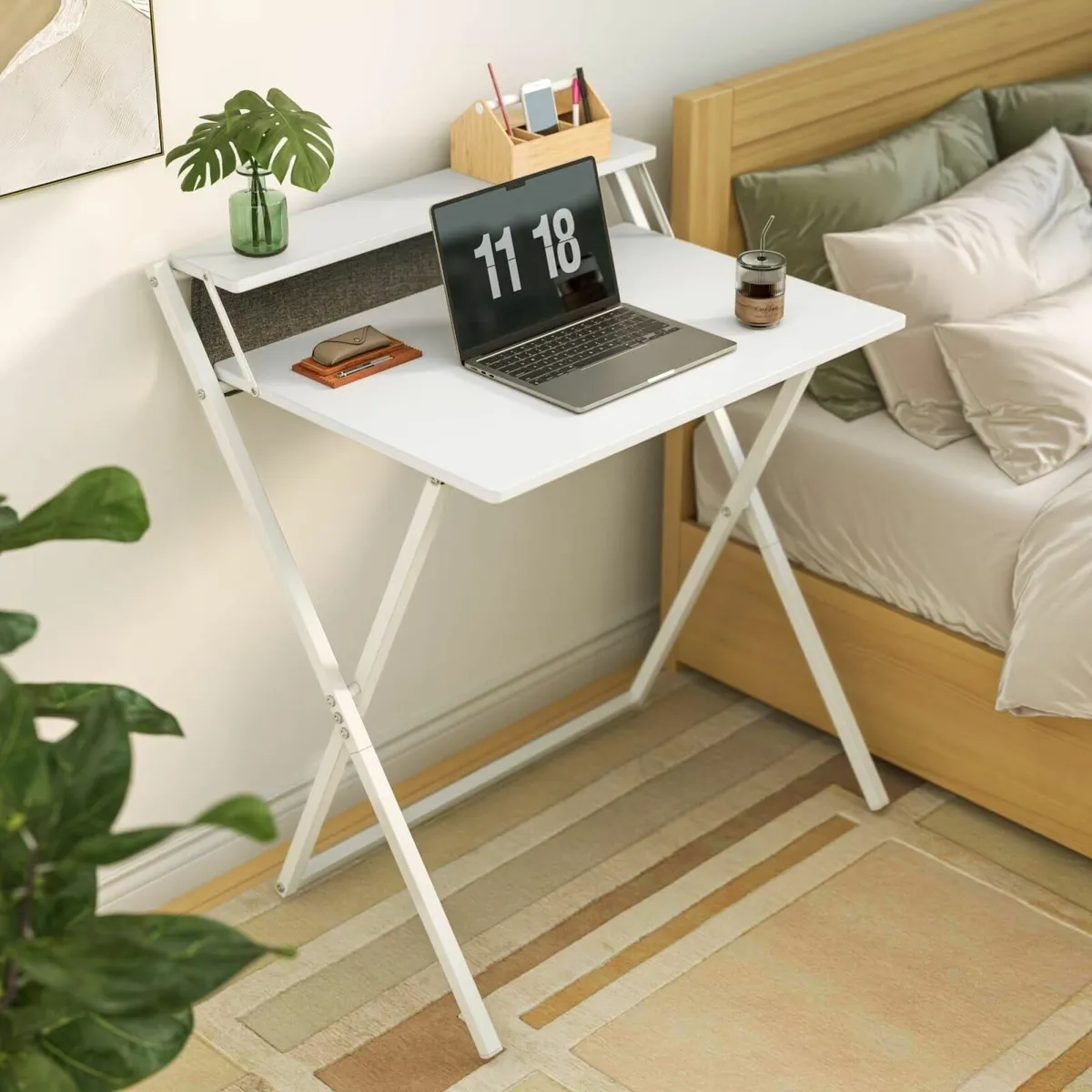 Small Folding Computer Desk Storage Bag & Monitor - Image 2