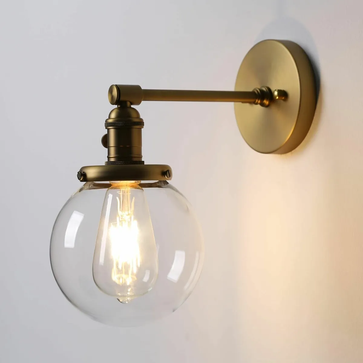 Retro Industrial Wall Lights Vintage Sconces Globe - Image 1