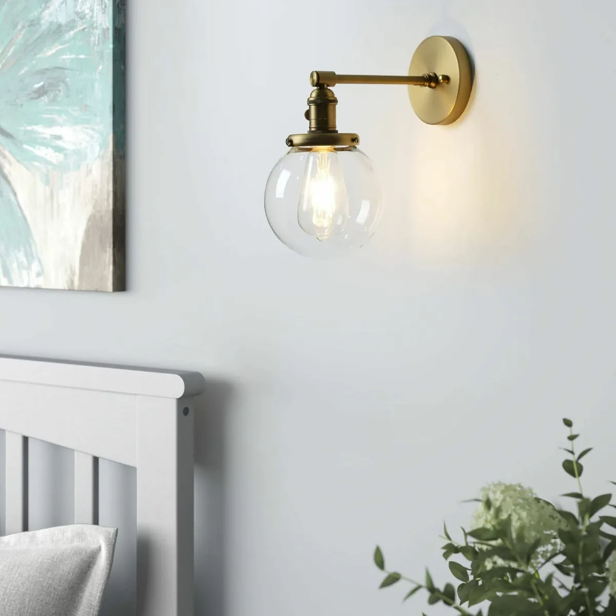Retro Industrial Wall Lights Vintage Sconces Globe - Image 4