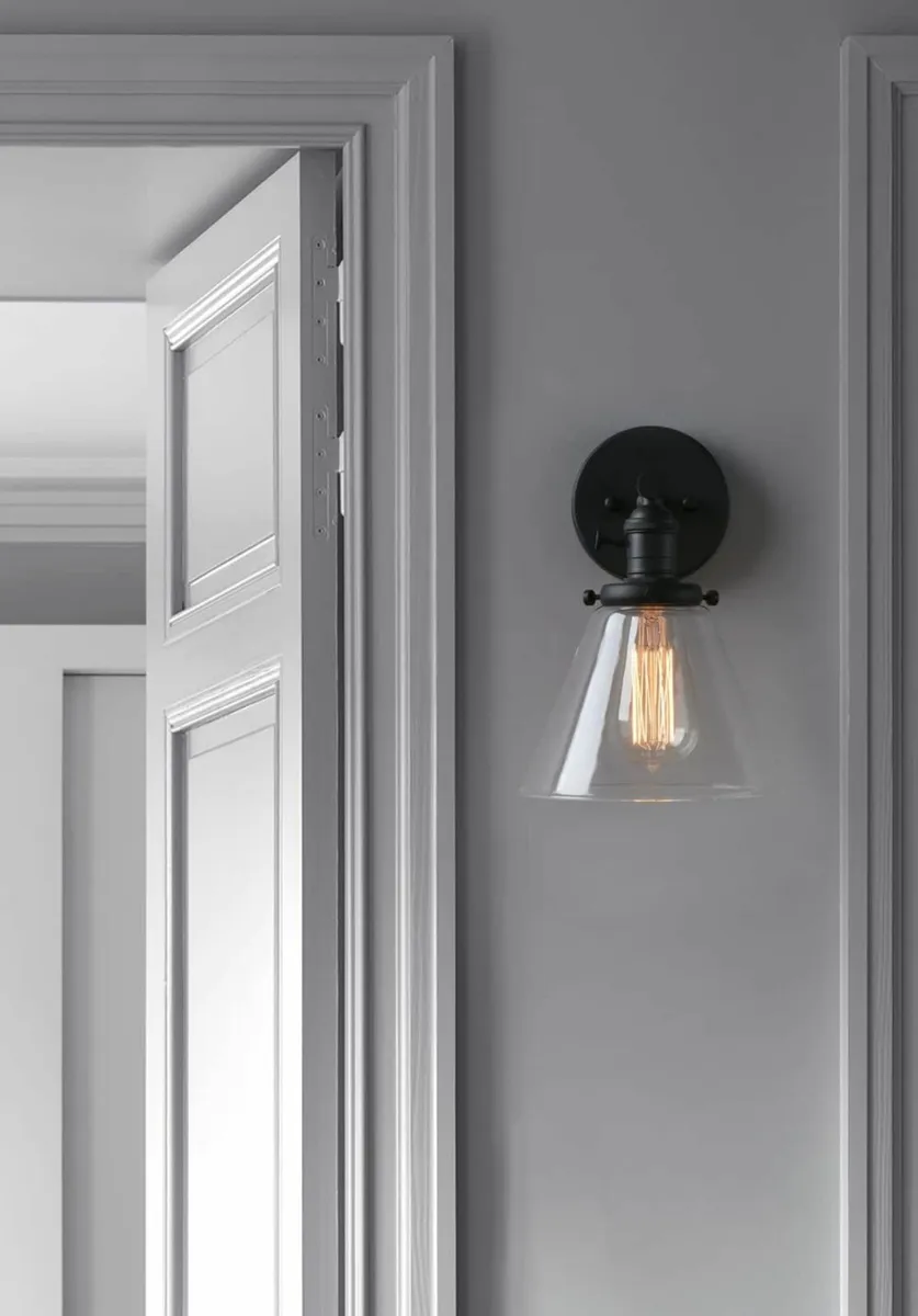 Edison Industrial Wall Sconce 7.3 inch Vintage Bra - Image 4