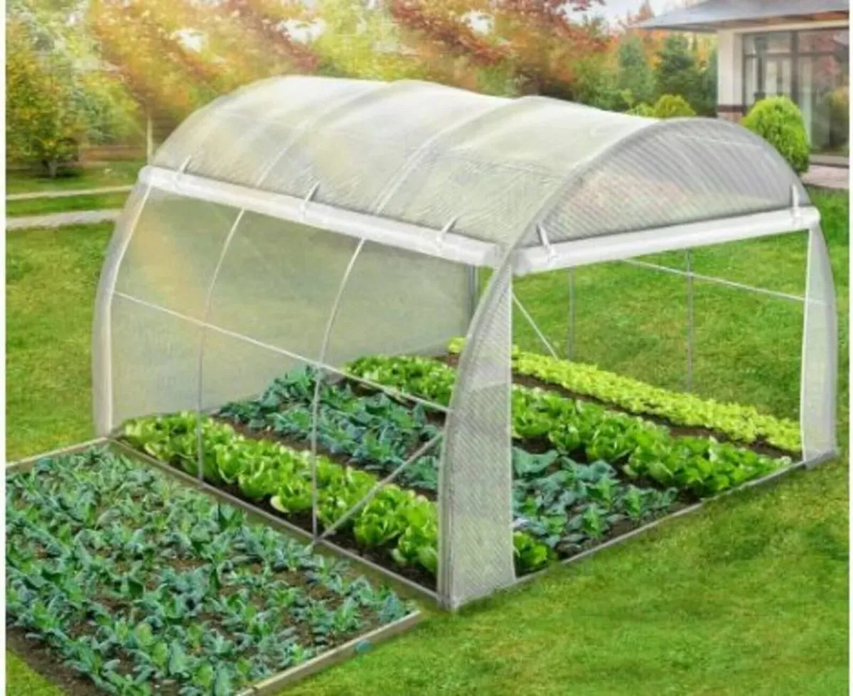 Polytunnel Greenhouse 3x3x2 m 9m² Poly Tunnels - Image 2
