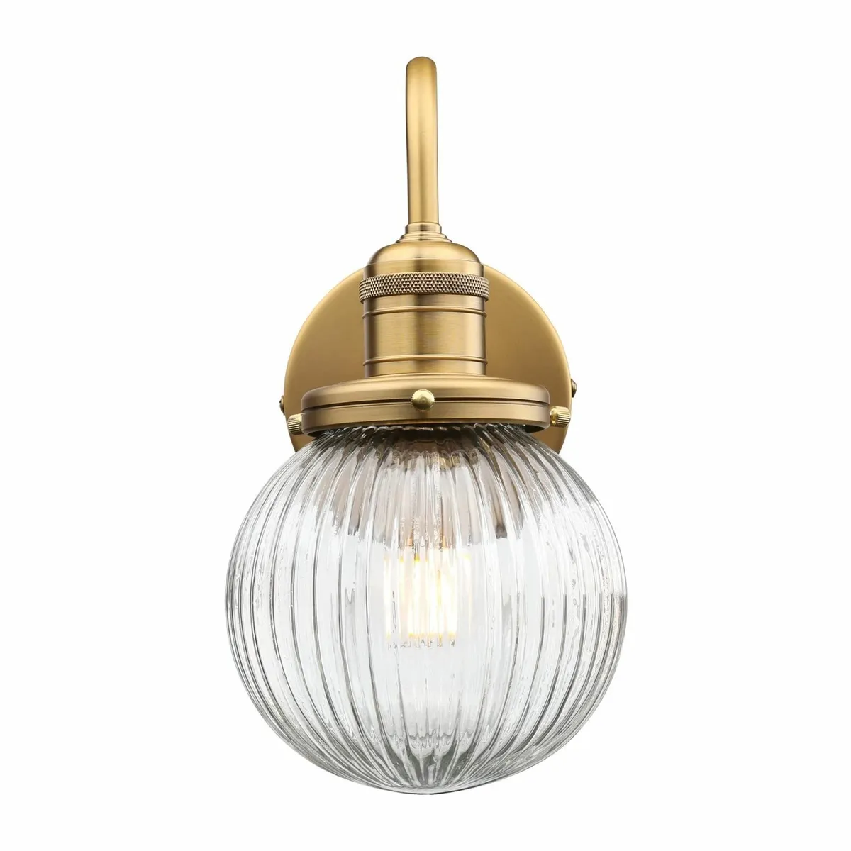 Yosoan Retro Glass Ribbed Sconce Wall LightIndustr - Image 4