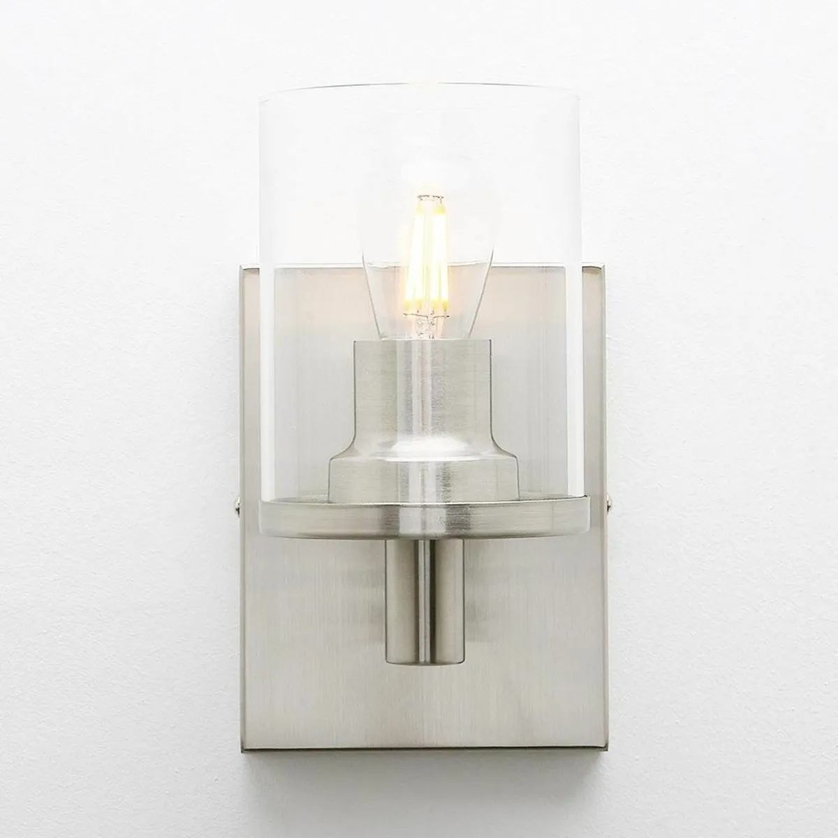 Yosoan Lighting Pack of 2 Modern Glass Wall Lights - Image 2