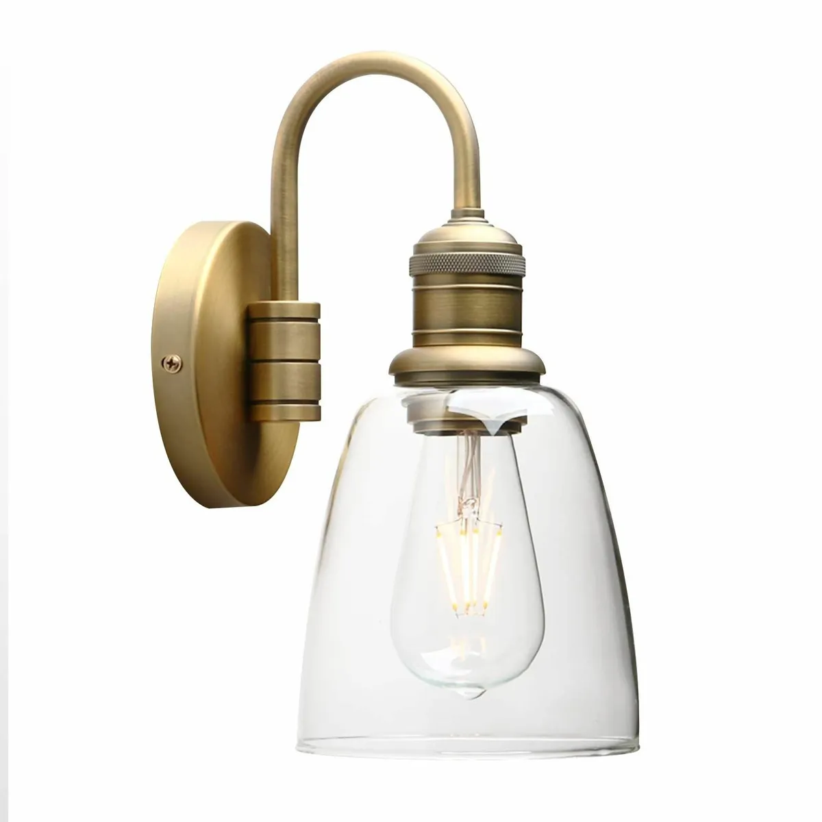 Lighting Modern Vintage Industrial Bell Sconce Wal - Image 2