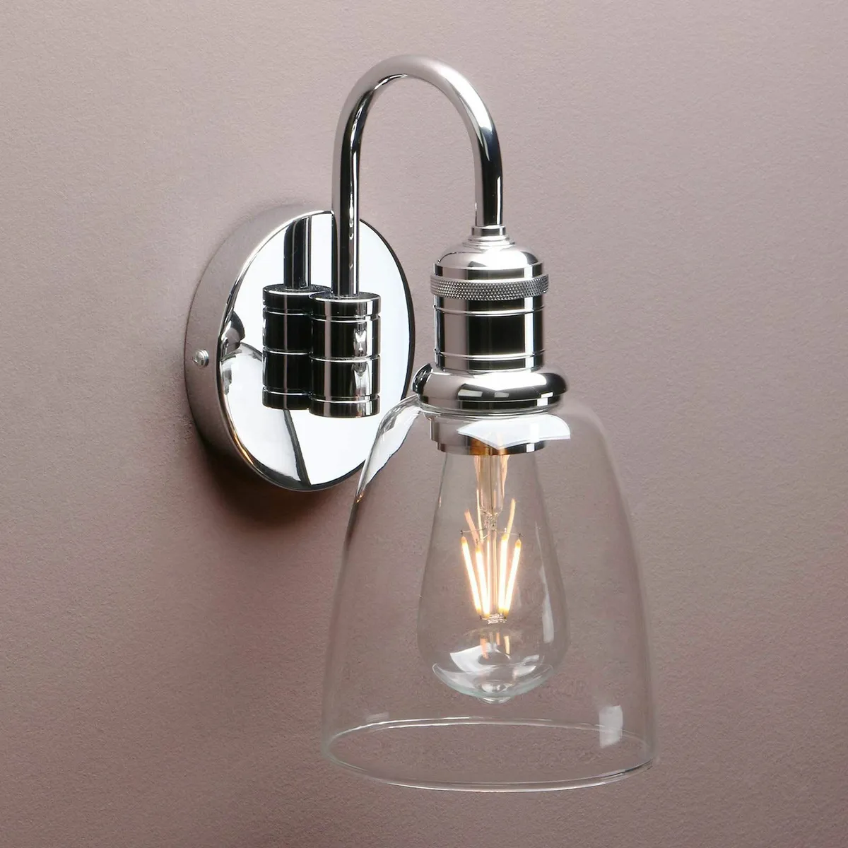 Lighting Modern Vintage Industrial Bell Sconce Wal - Image 2