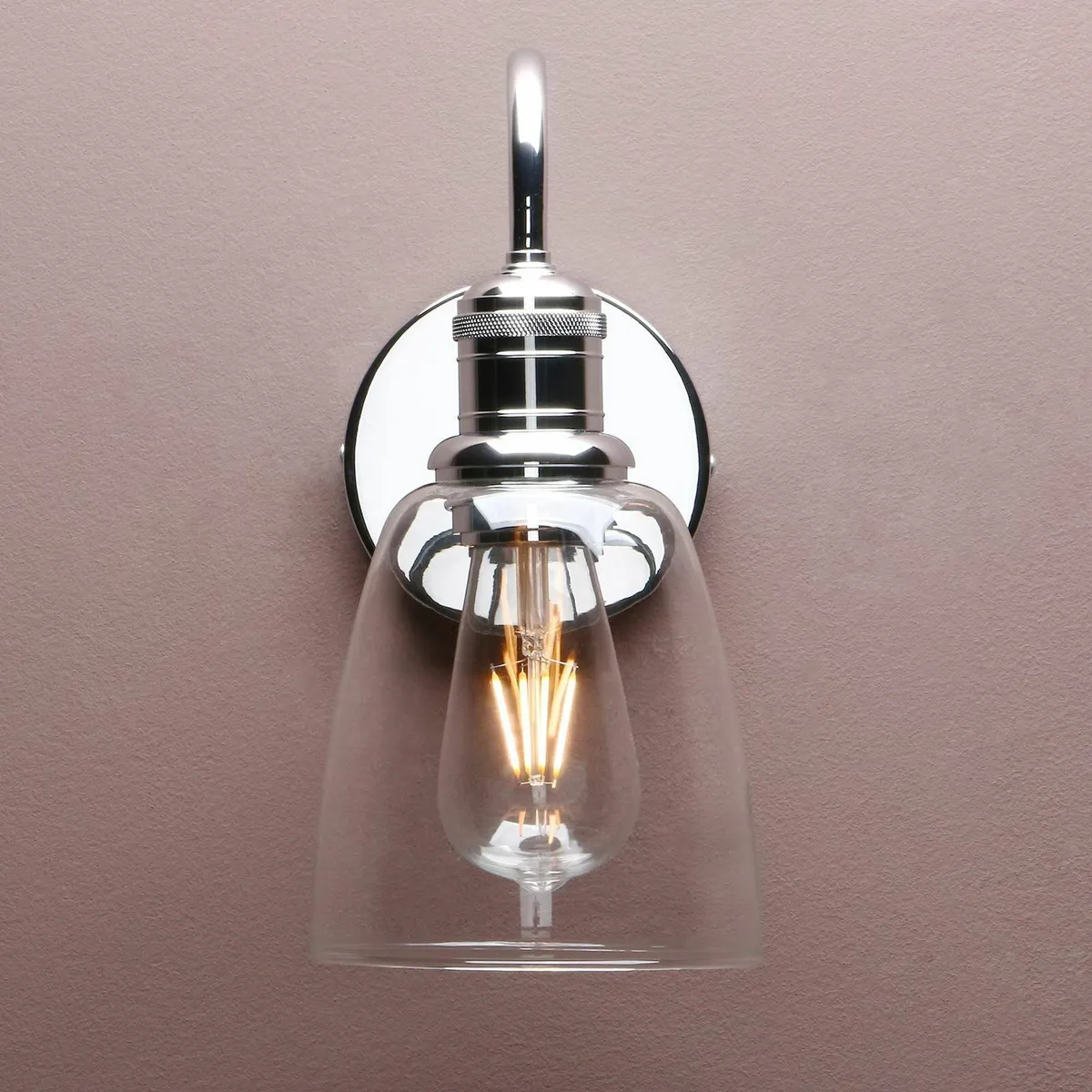 Lighting Modern Vintage Industrial Bell Sconce Wal - Image 4