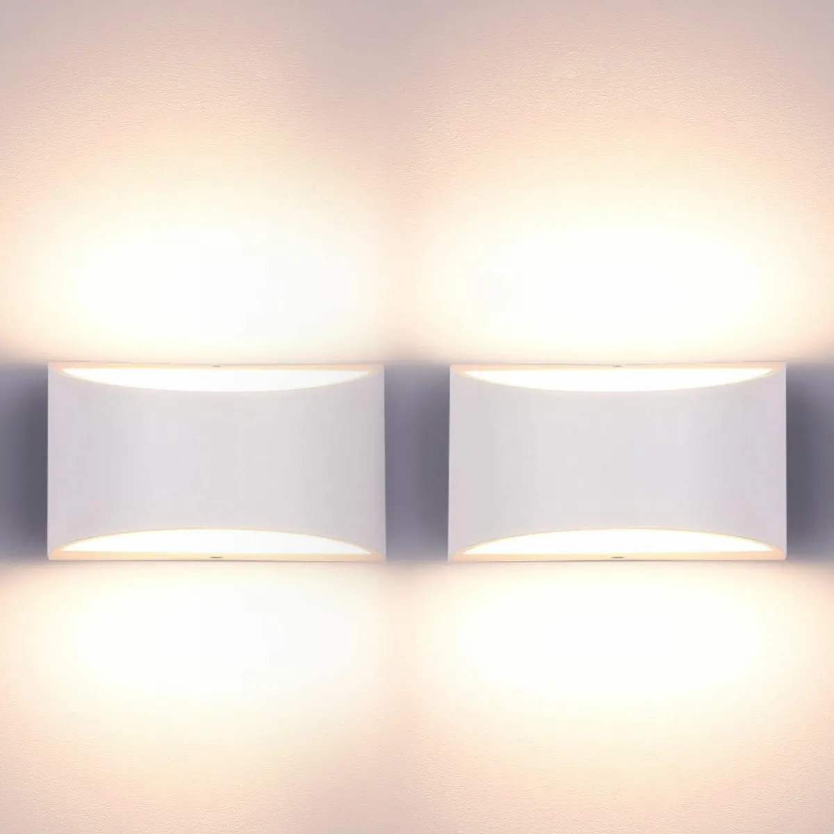 2PCS Wall Sconce Lights Indoor Dimmable Up and Dow - Image 1