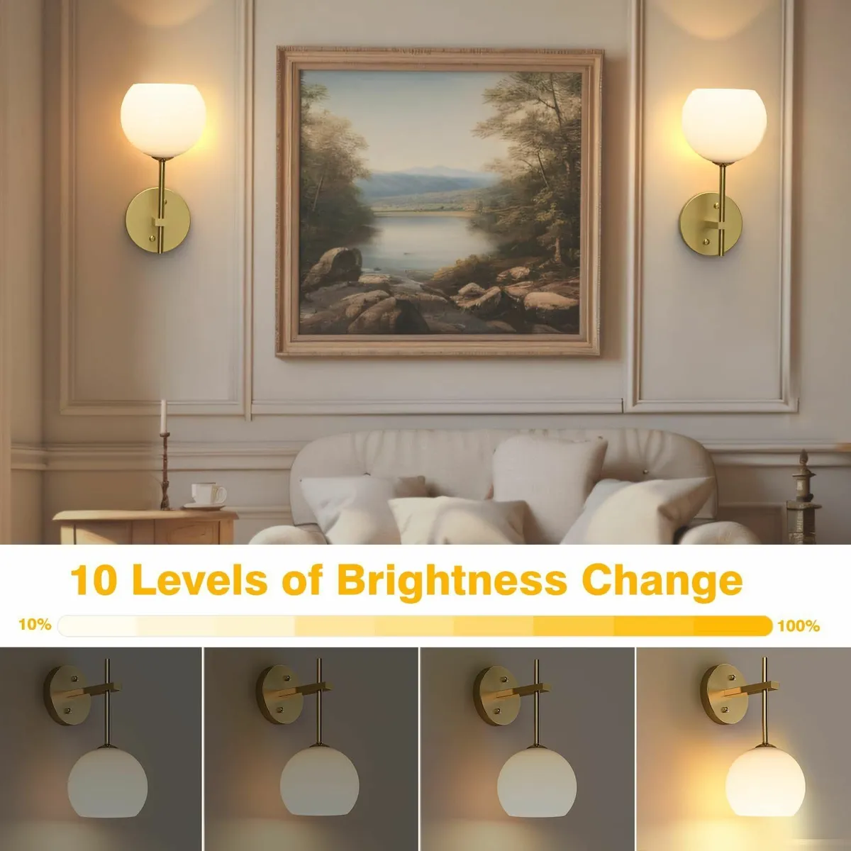 LABOREDUCER Rechargeable Wall Light IndoorBattery - Image 3