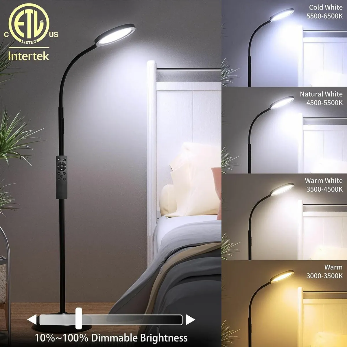 Keepsmile Floor LampSuper Bright Dimmable LED Lamp - Image 2