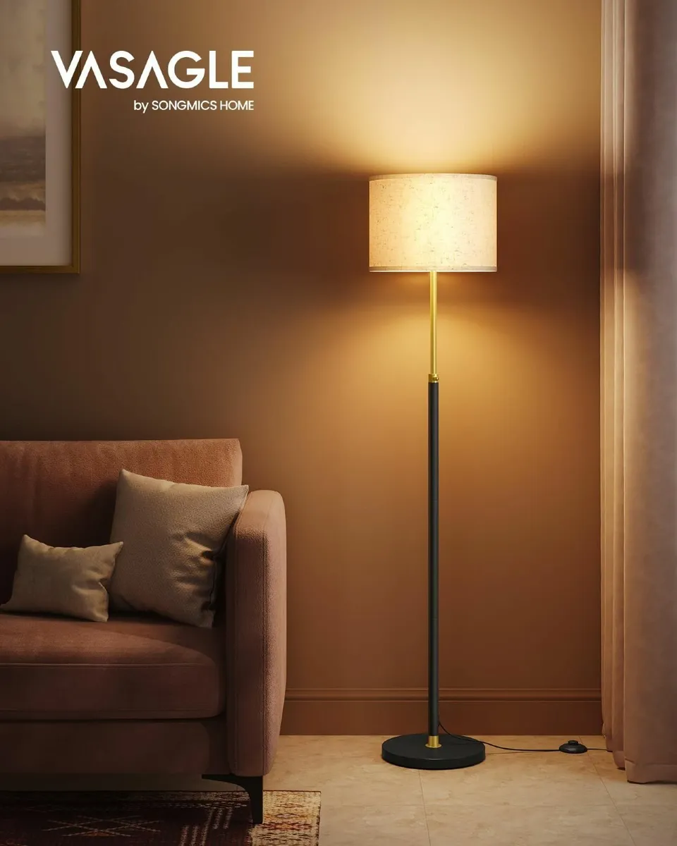 VASAGLE Floor Lamp for Living Room Adjustable Heig - Image 2