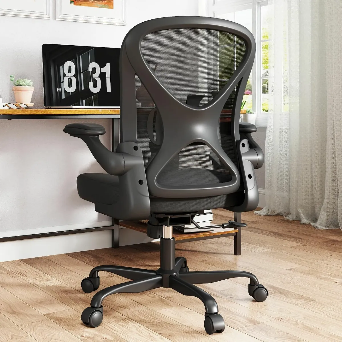 Ergonomic Mesh Office Chair Adjustable Lumbar Supp - Image 1