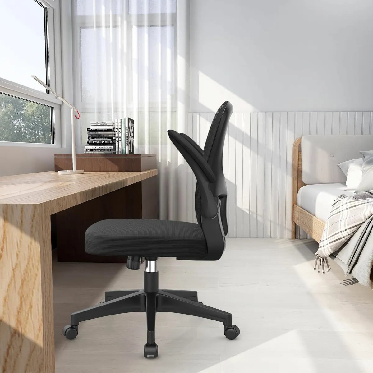 Office Chair - Ergonomic Adjustable Padded Armrest - Image 3