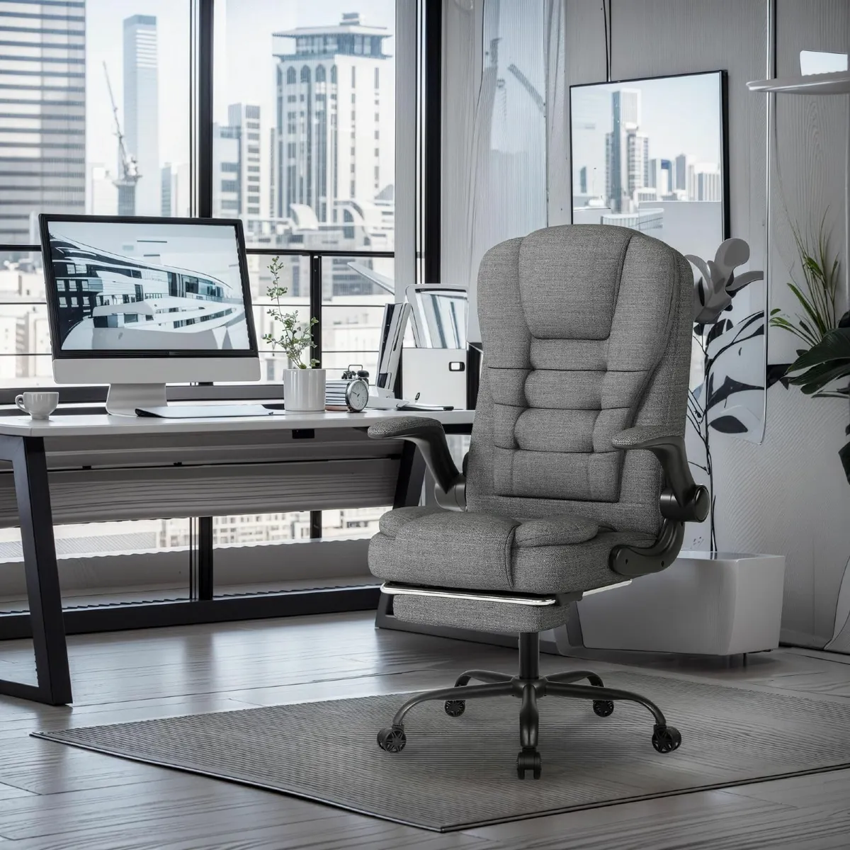 Executive Office Chair Ergonomic High Back Desk Co - Image 1