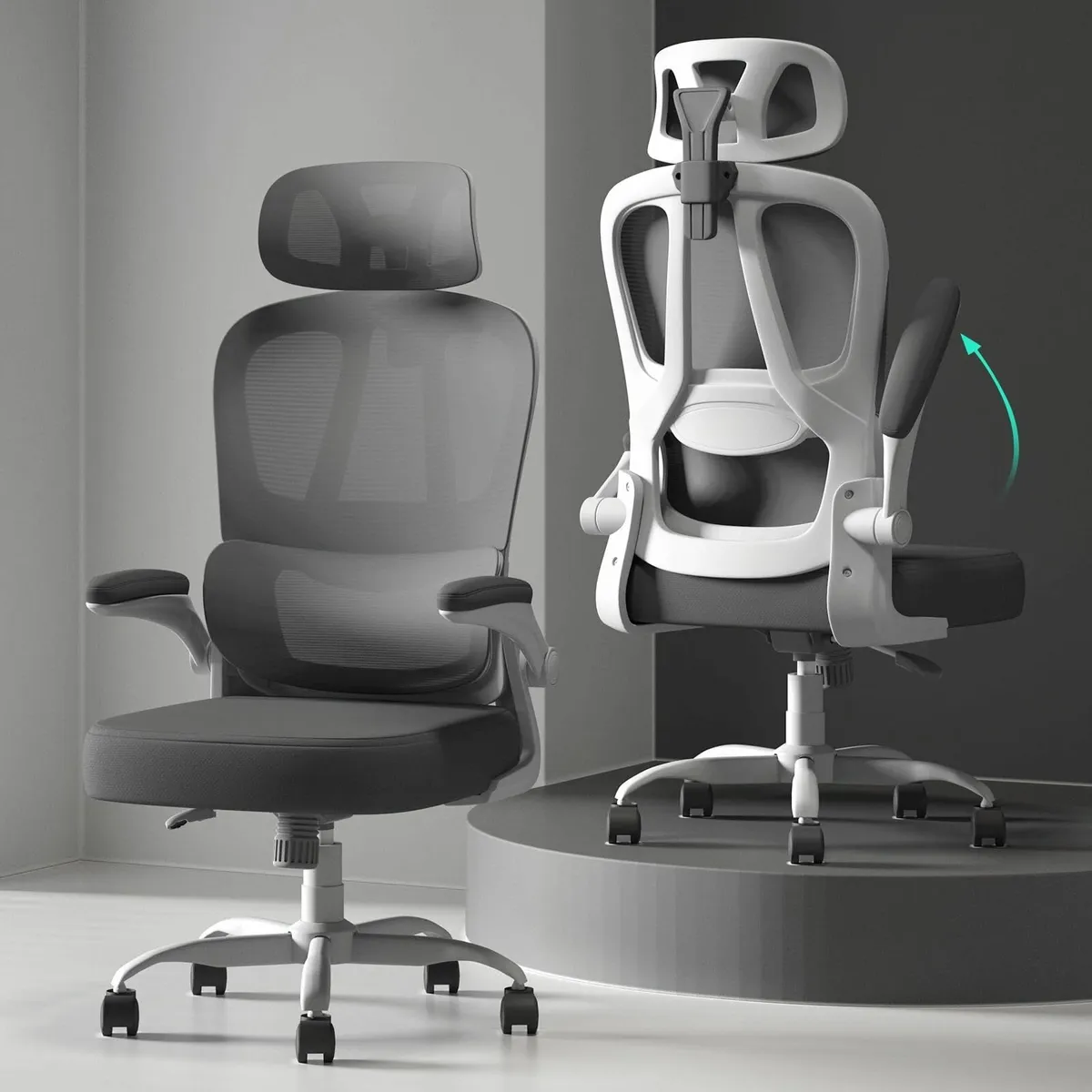 Desk Chair Ergonomic Office for Home Computer Chai - Image 1