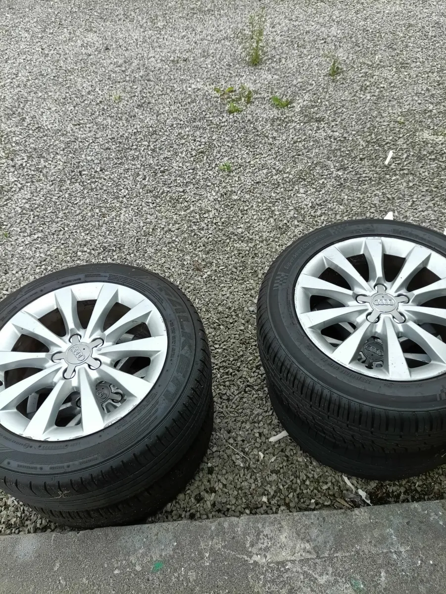 17" Audi alloy wheels - Image 1