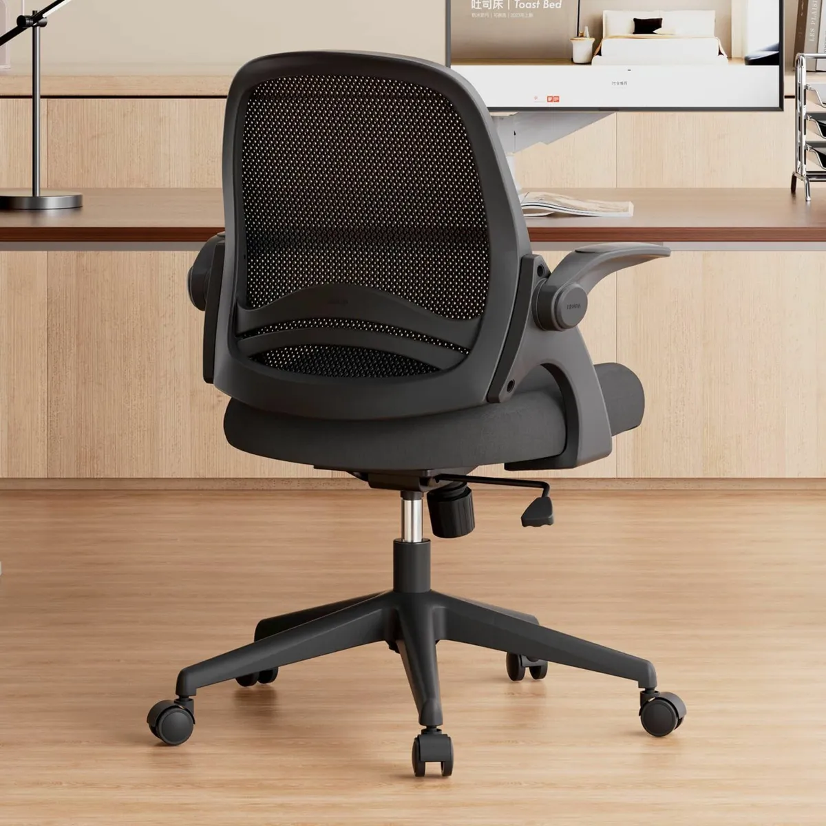Office Chair Desk Flip-up Armrest Ergonomic Task C - Image 2
