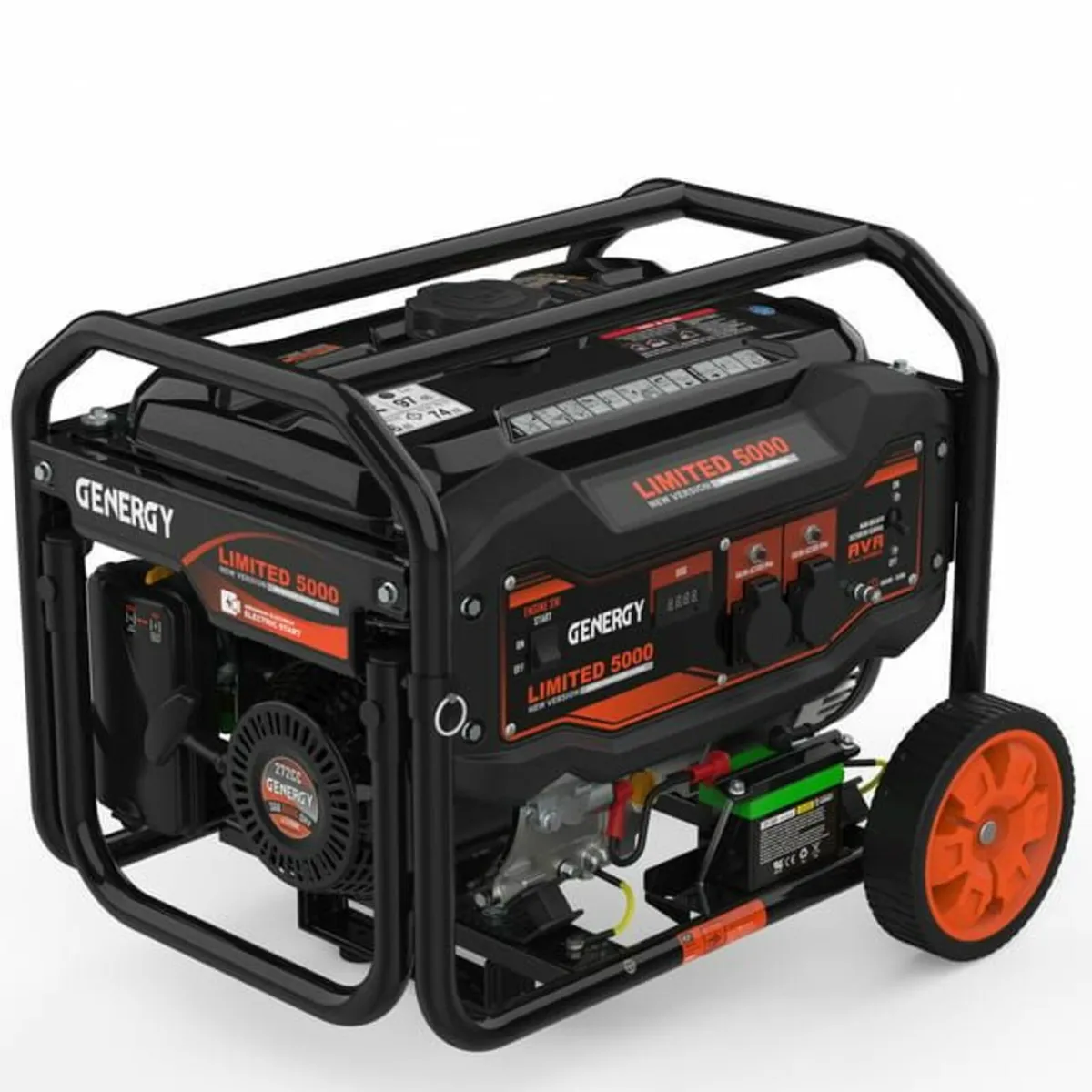 Genergy Limited 5000 Petrol Generator – 4500W AVR - Image 1