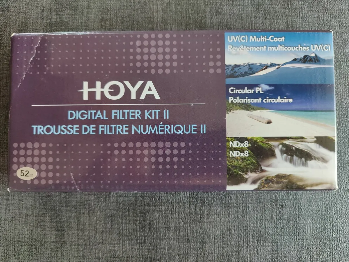 HOYA 52mm Digital Filter Kit II – UV, CPL & ND8 - Image 2