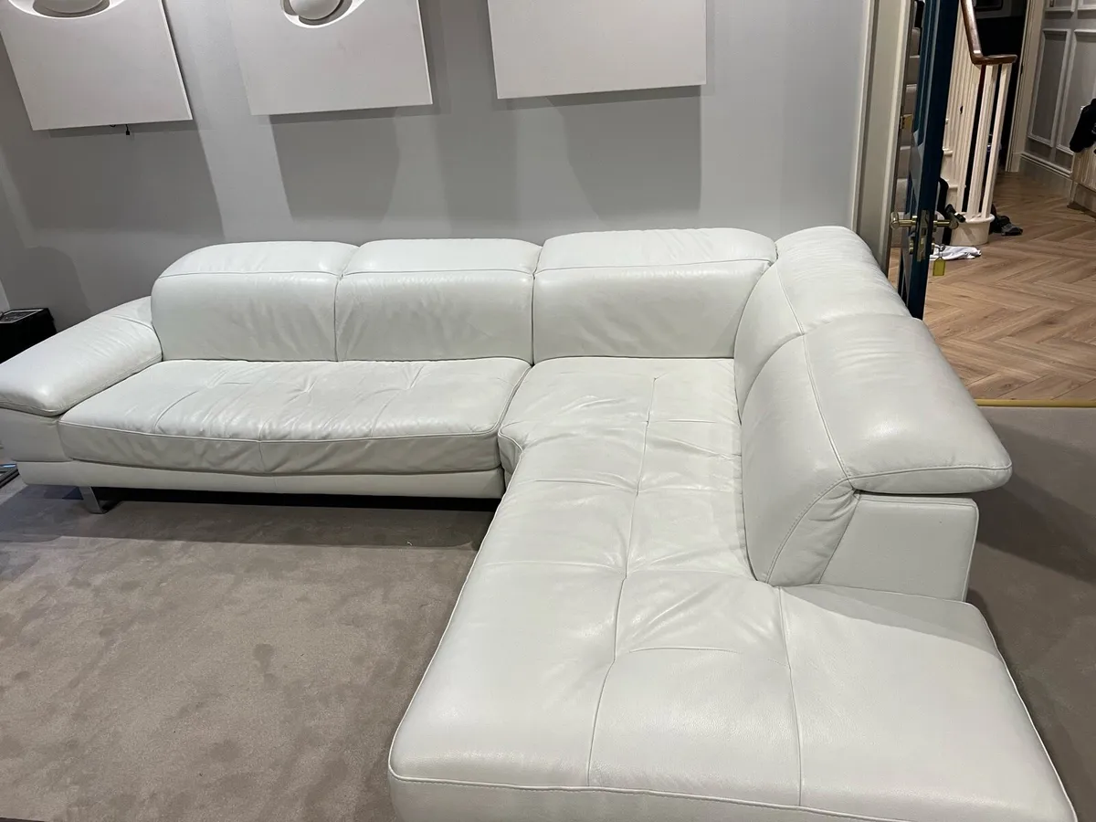 Leather corner sofa Natuzzi - Image 1