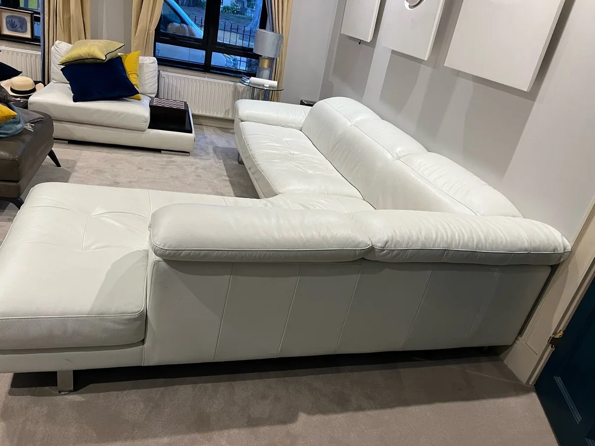 Leather corner sofa Natuzzi - Image 2