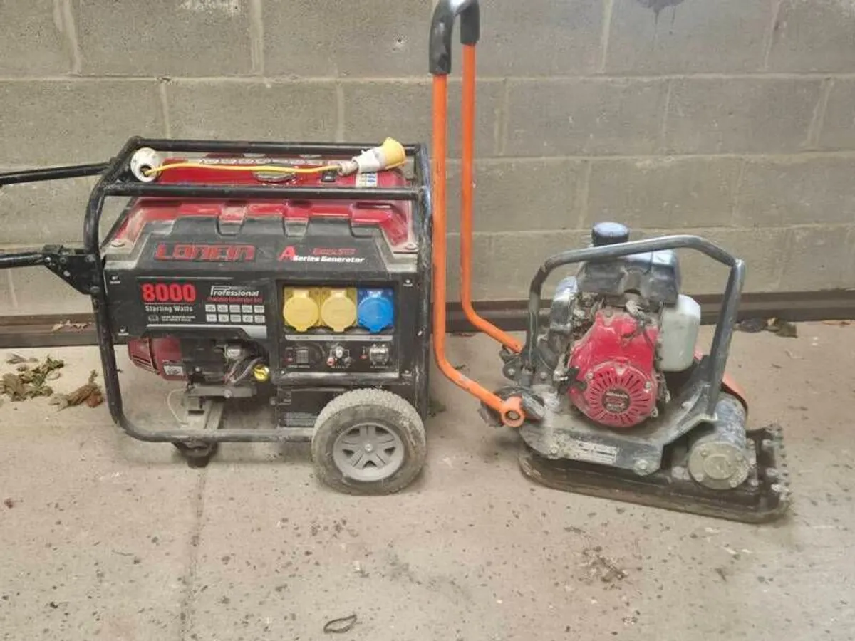 loncin A series generator 8000 two cobra reels 9mm and 6mm  300.   Makita  sds  100 - Image 2
