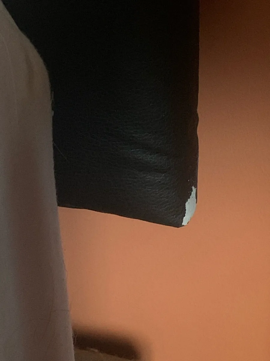 Black King Size leather effect bed frame - Image 4