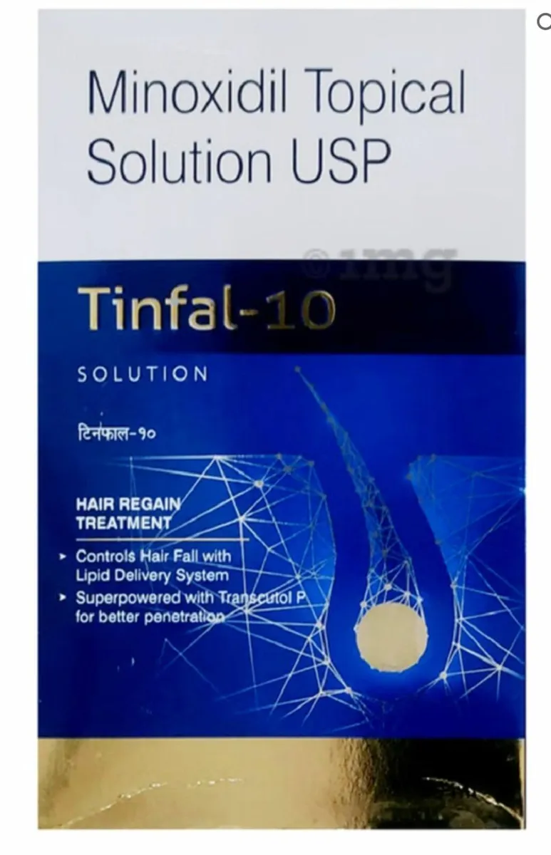 Tinfal 10% Topical Spray Hair Growth Solution