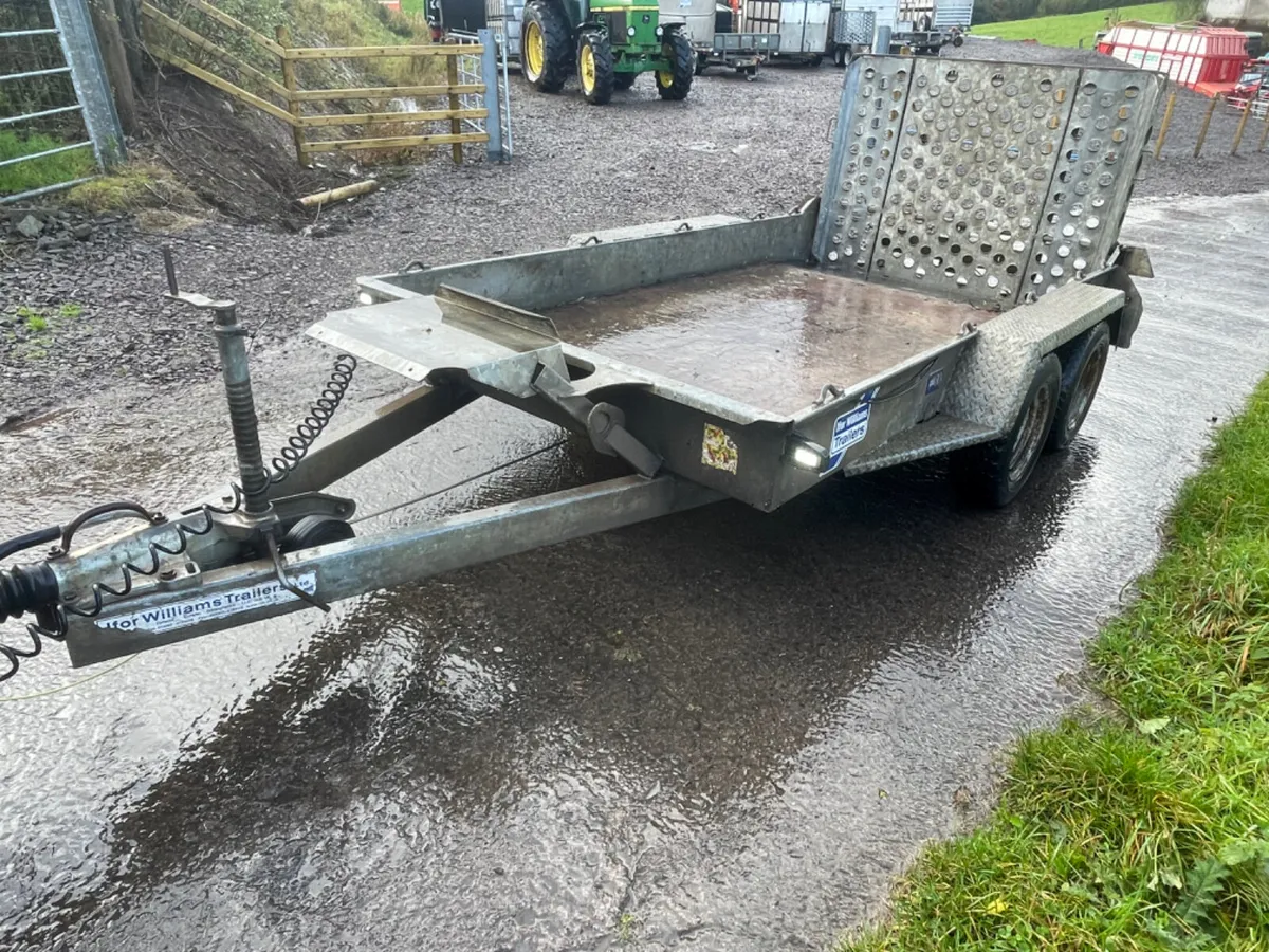 Ifor Williams 10ft x 5ft 4” plant trailer - Image 1