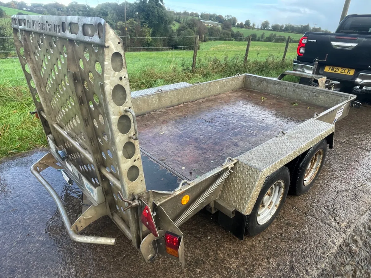 Ifor Williams 10ft x 5ft 4” plant trailer - Image 2