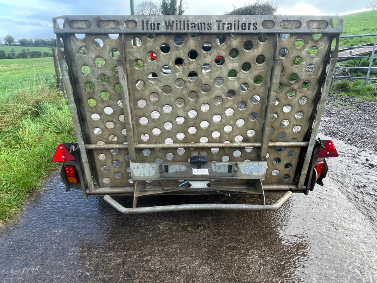 Ifor Williams 10ft x 5ft 4” plant trailer - Image 3