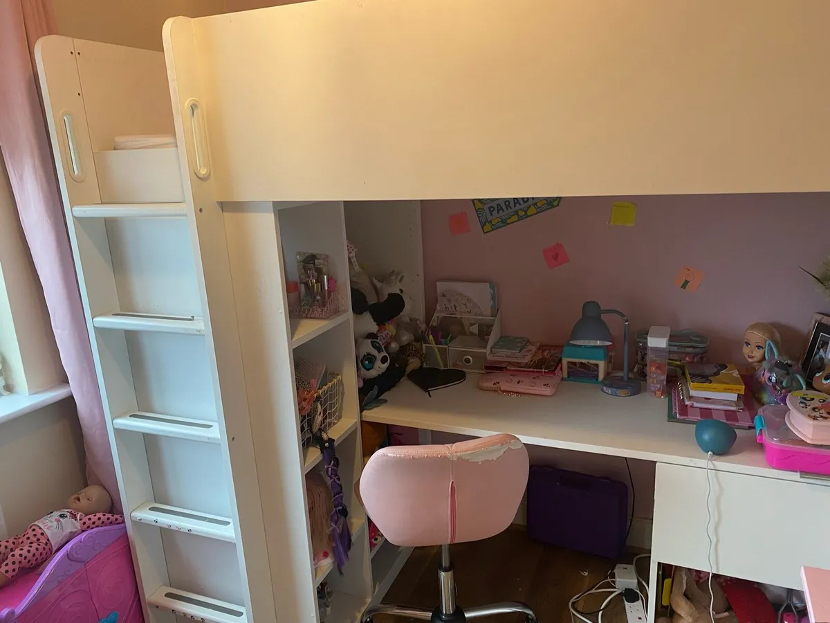 IKEA Loft bed and desk - Image 3