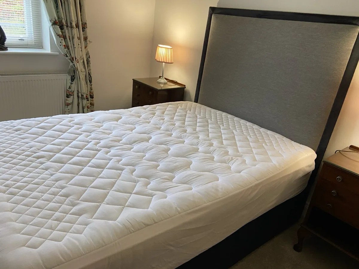 Double bed & headboard - Image 2