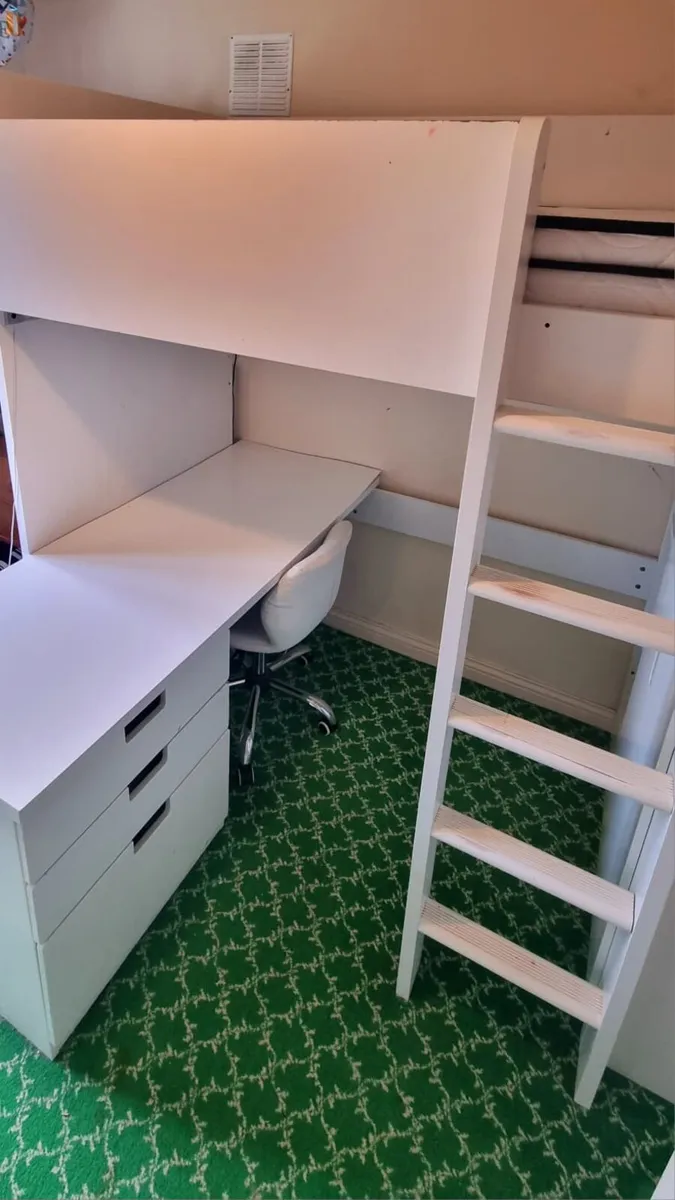 Ikea Loft bed with desk - Image 4