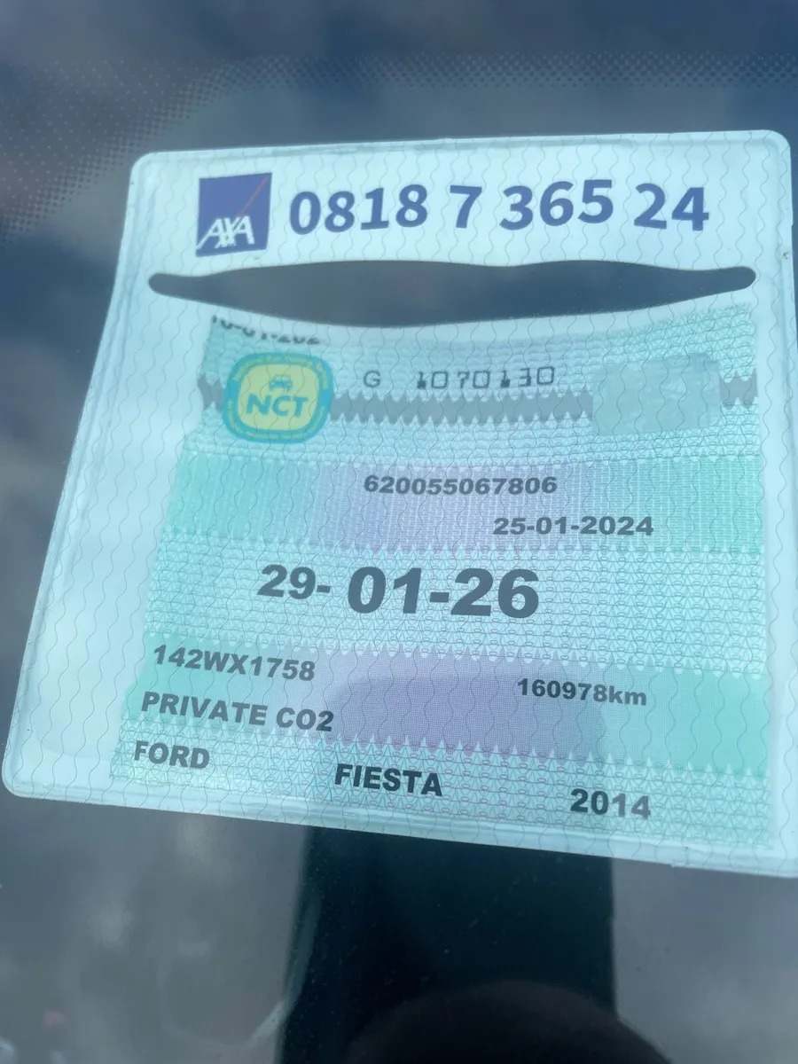 Ford Fiesta TITANIUM 2014 Nct 01/26 - Image 4