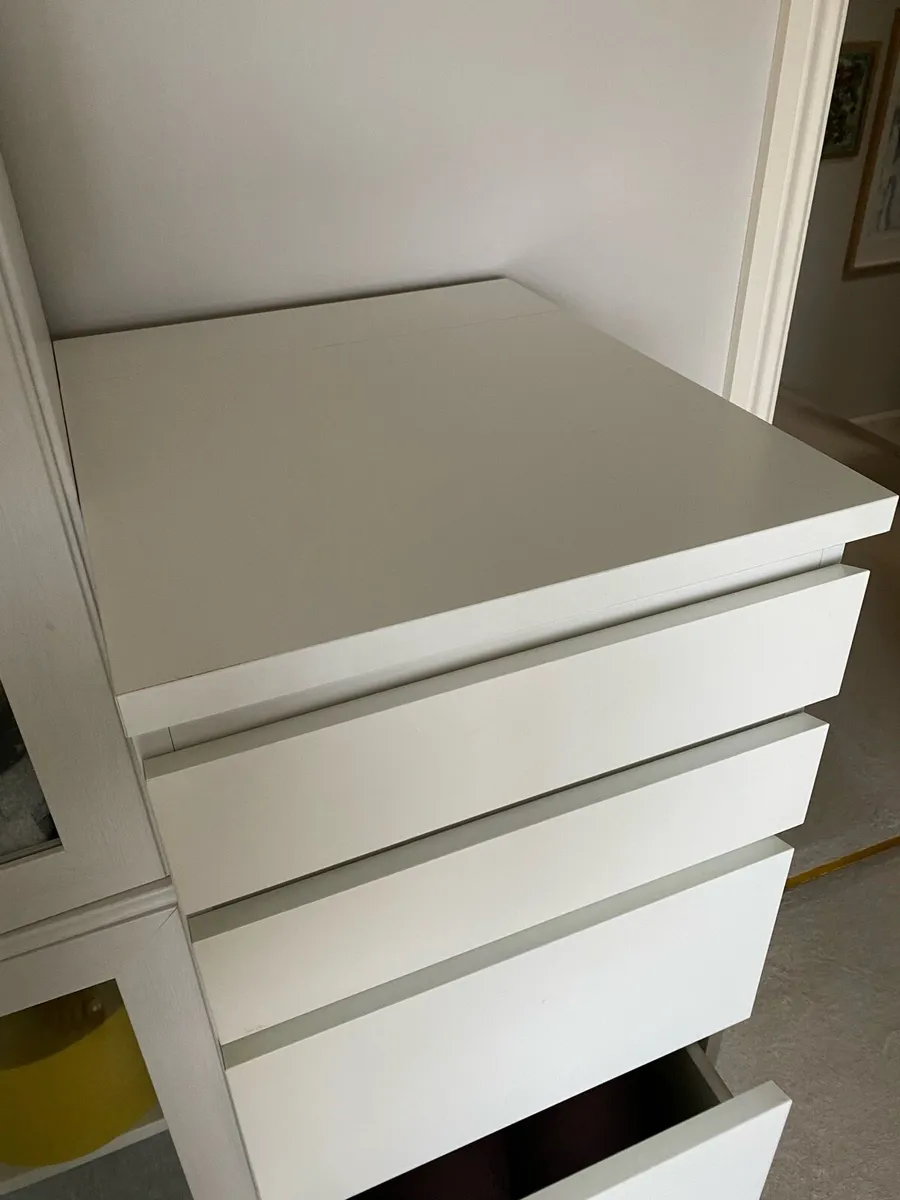 IKEA Malm tall 6 drawer unit with mirror inside - Image 4