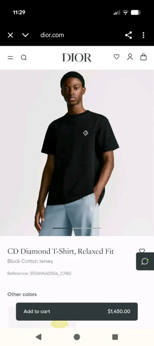 Dior luxury T-shirt - Image 2