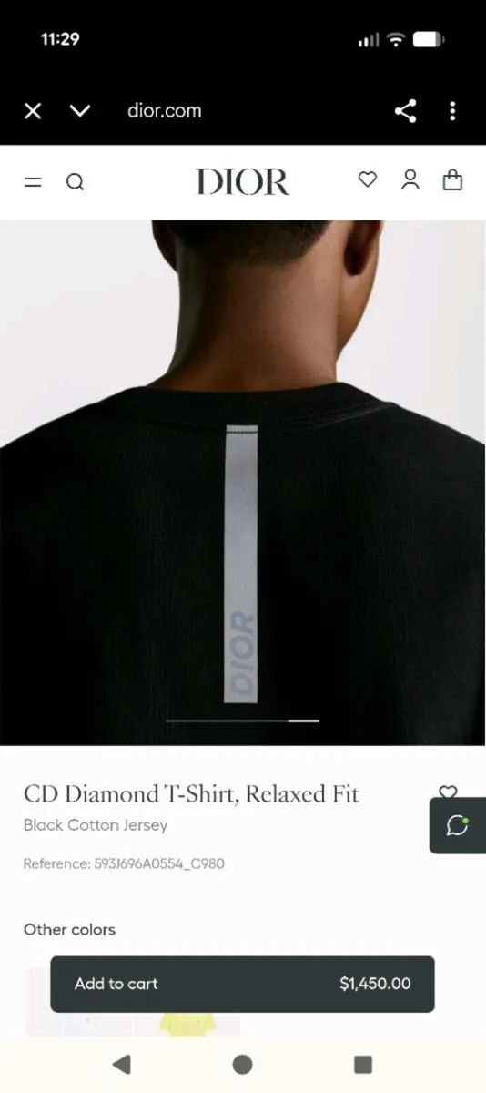 Dior luxury T-shirt - Image 3