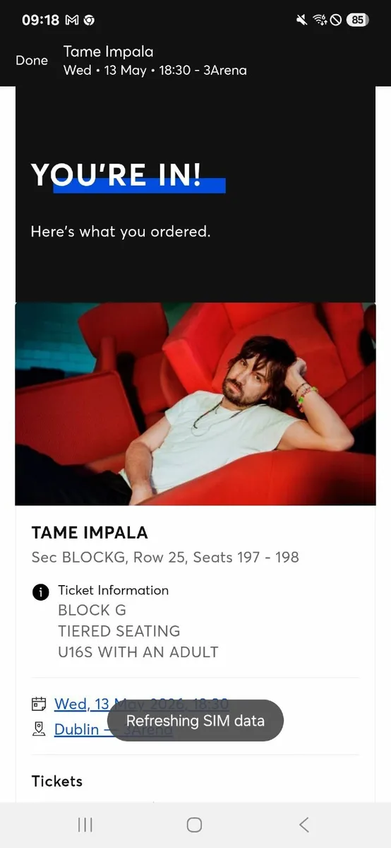 Tame Impala Dublin