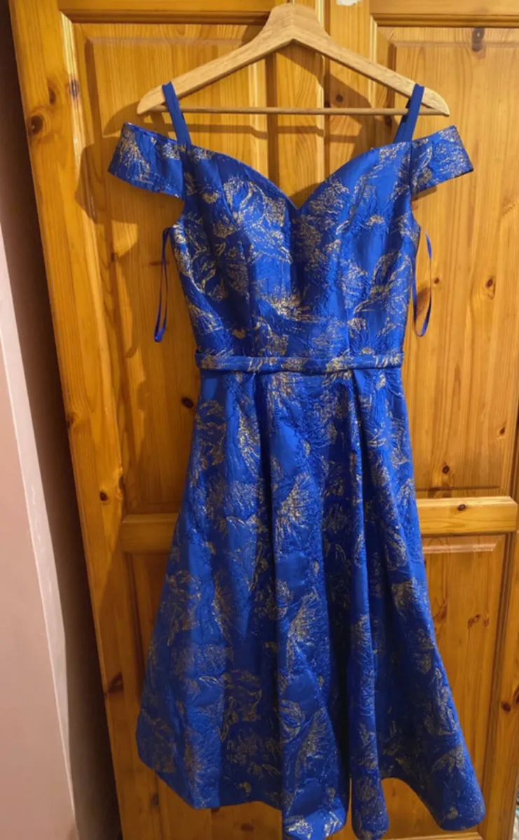 Blue and Gold Dress - Image 1
