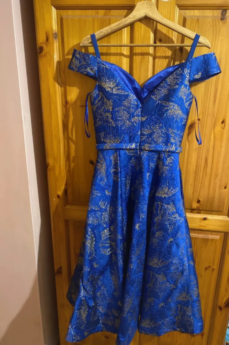 Blue and Gold Dress - Image 2