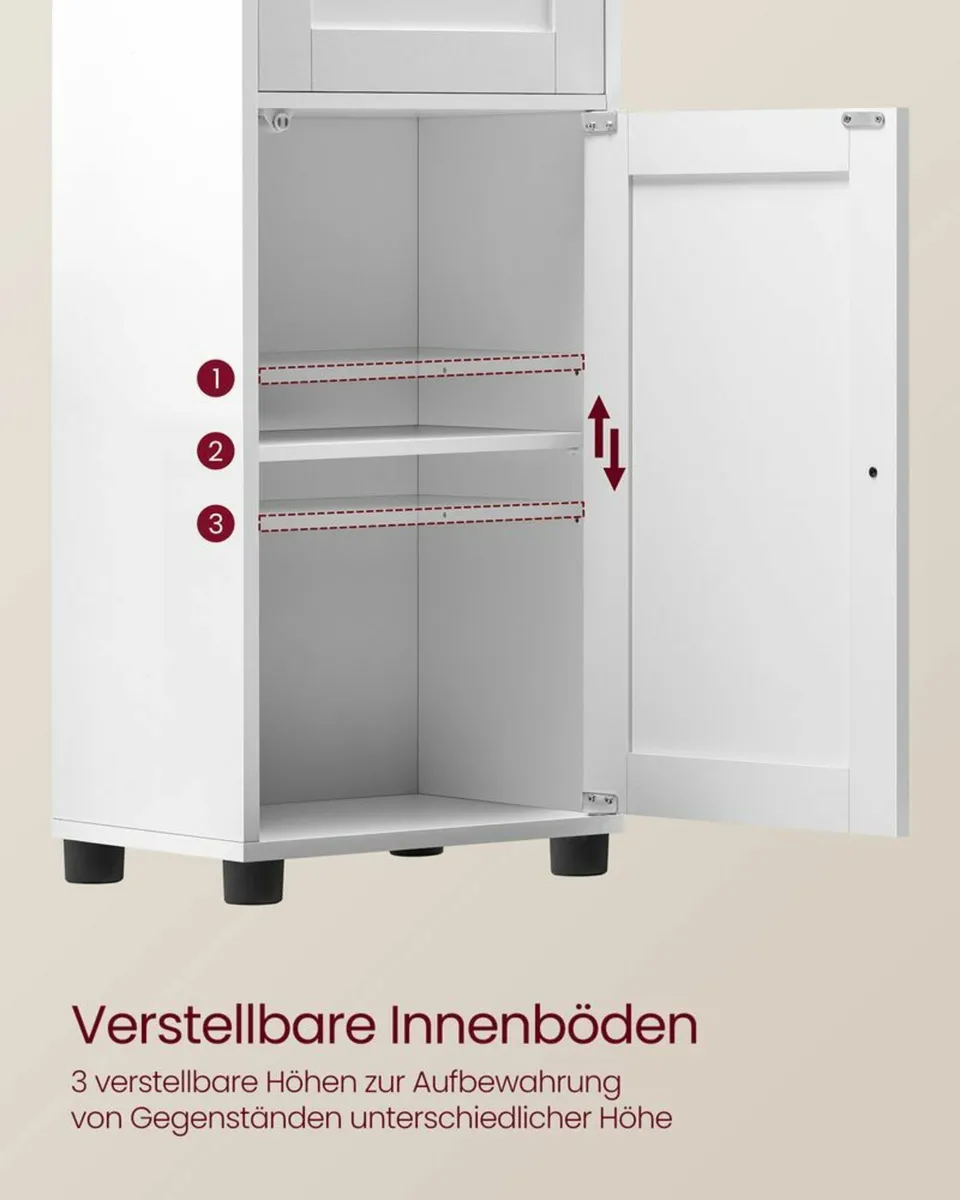 Bathroom Tall Cabinet - Image 3