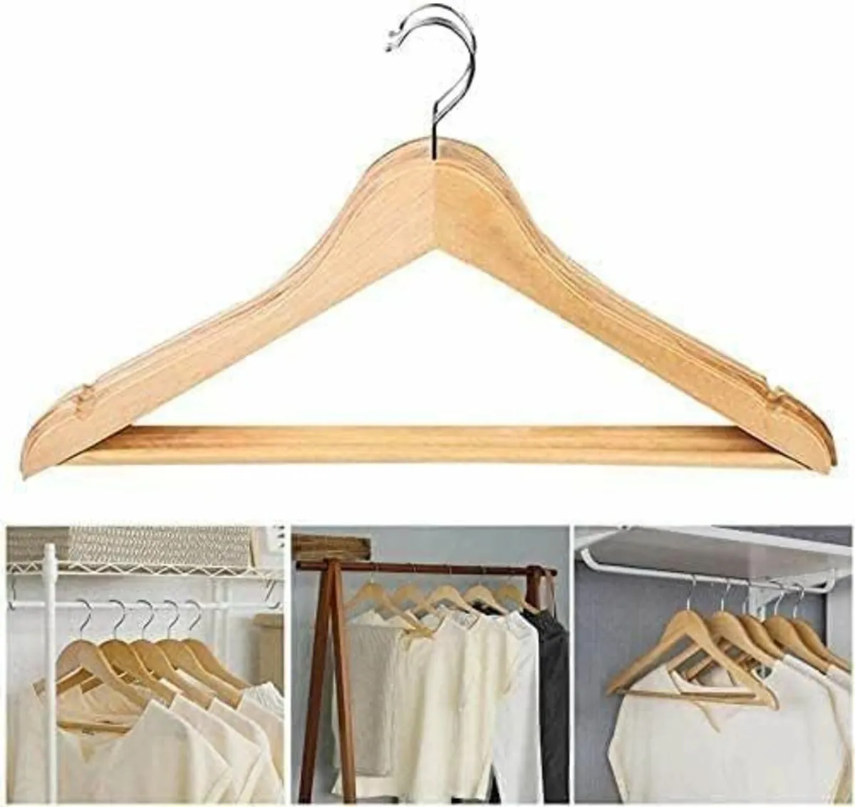 Wooden hangers 50's - 25 euro per box - Image 3